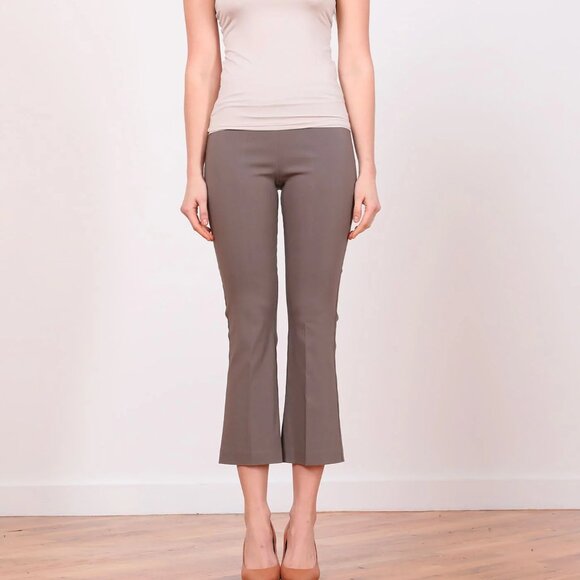 NWT  AVENUE MONTAIGNE Women's Leo Signature Taupe Pant - Picture 3 of 5